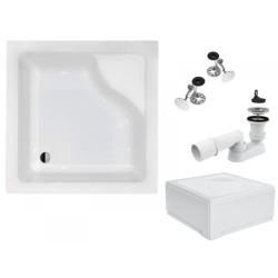 Besco Brodzik Igor 90x90 Z syfonem