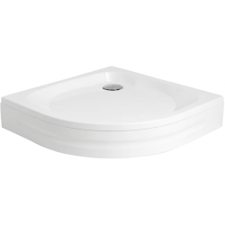 Elegancki Brodzik Półokrągły NOWY STYL 80x80 z Syfonem i Obudową - Styl i Funkcjonalność