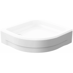 Półokrągły Brodzik Prysznicowy Pako 80x80 z Obudową i Syfonem Gratis