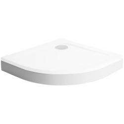 Półokrągły Brodzik Komfort 80x80 z Obudową i Gratisowym Syfonem od Polimat