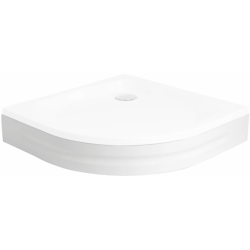 Polimat Brodzik półokrągły Nowy Styl 90x90 z Obudową i Syfonem