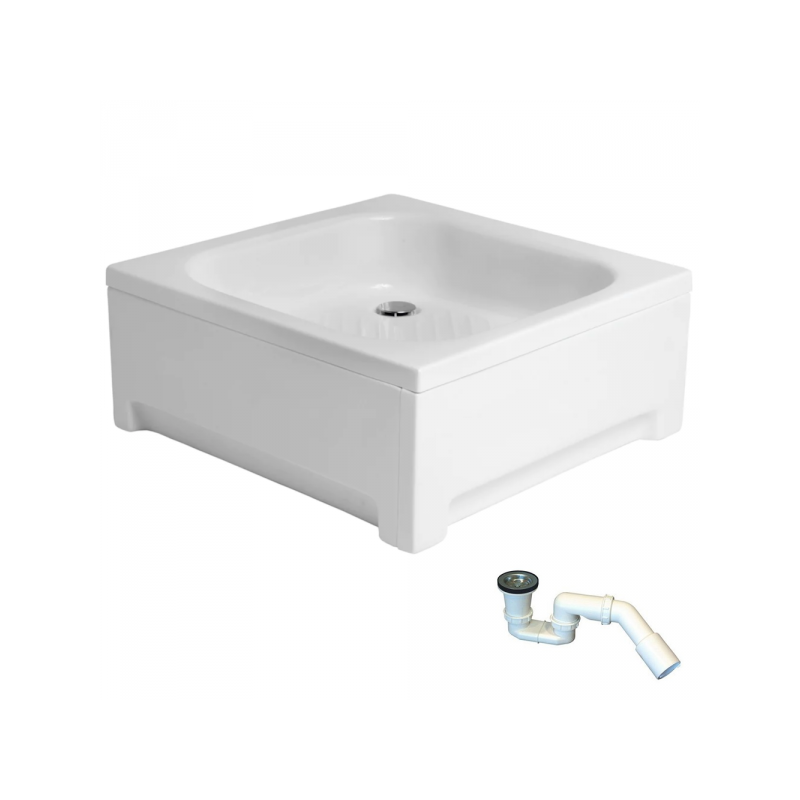 Nowoczesny Brodzik Karen 70x70 cm z Pokrywą - Luksus i Funkcjonalność w Twojej Łazience