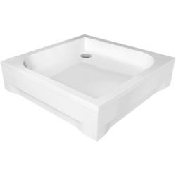 Polimat Brodzik kwadratowy Tenor 80x80 z Syfonem