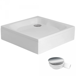 Designerski Brodzik 90x90 z Obudową i Syfonem - Estetika od Polimat!