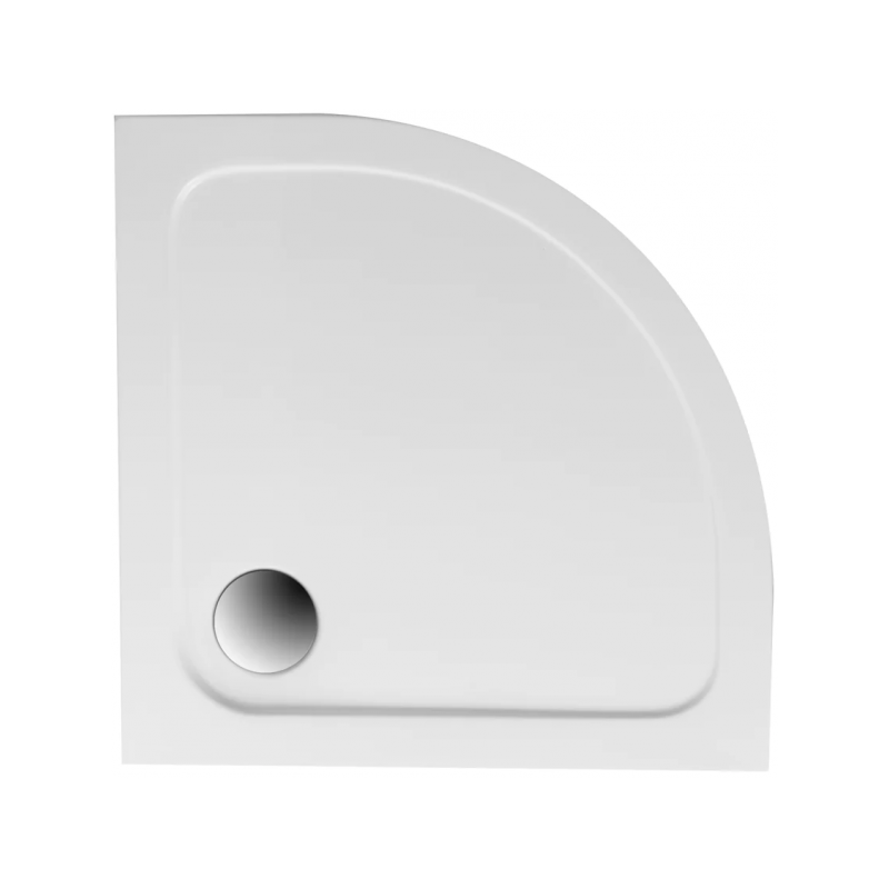 Polimat Brodzik półokrągły Standard 90x90 z Syfonem