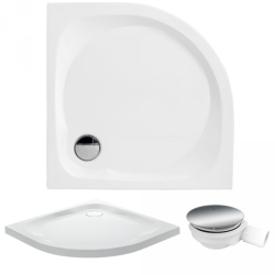 Elegancki Brodzik Półokrągły 90x90 NOWY STYL + Syfon Gratis!