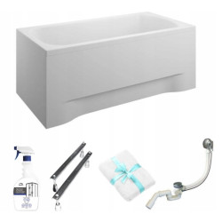 Elegancka Wanna Akrylowa CLASSIC 120x70 z Obudową i Syfonem