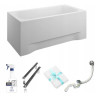 Elegancka Wanna Akrylowa CLASSIC 120x70 z Obudową i Syfonem