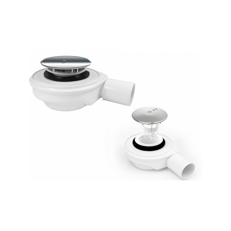 Polimat Brodzik półokrągły Ringo 80x80 z Syfonem