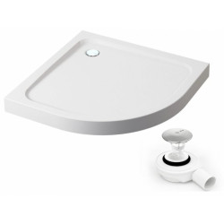 Elegancki Brodzik Półokrągły Ringo 90x90 - Gładki Komfort i Styl w Twojej Łazience!