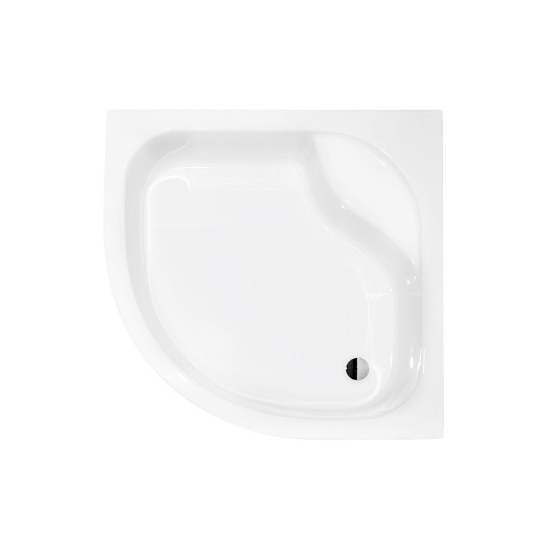 Luxusowy Brodzik Półokrągły Besco Diper I 80x80 z Syfonem Gratis!