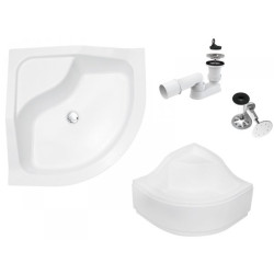 BESCO Brodzik Oliver II 80x80 Z syfonem