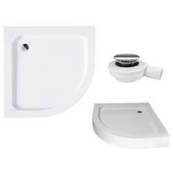 Brodzik Elegance 70 - Półokrągły Biały Komfort z Poziomowaniem