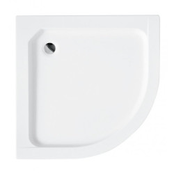 Brodzik Elegance 70 - Półokrągły Biały Komfort z Poziomowaniem