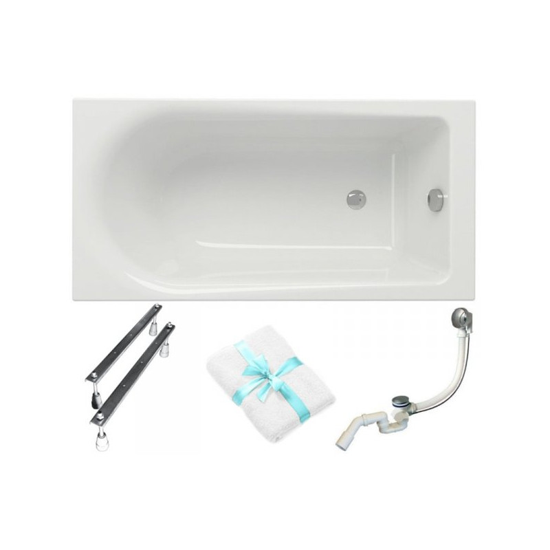 Stylowa Wanna Akrylowa Cersanit Flavia 140x70 z Dodatkami – Komfort i Elegancja w Twojej Łazience!