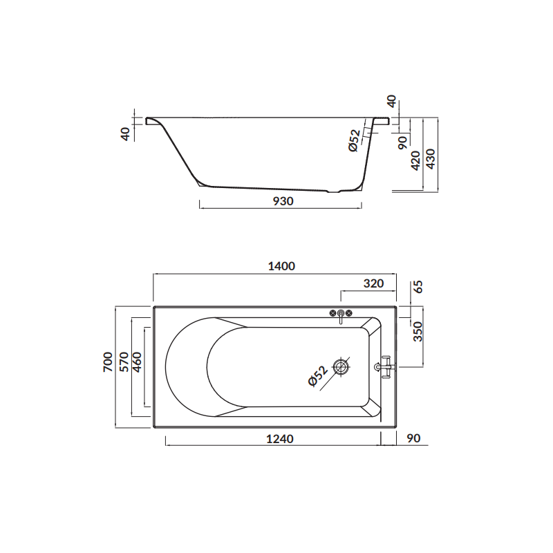 Stylowa Wanna Akrylowa Cersanit Flavia 140x70 z Dodatkami – Komfort i Elegancja w Twojej Łazience!