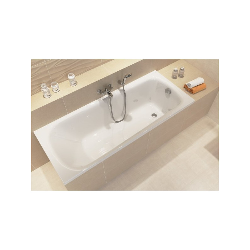 Cersanit Nao 140x70 Wanna Akrylowa z Syfonem, Nóżkami i Gratisowym Ręcznikiem