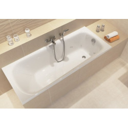 Cersanit Nao Wanna 150x70 Akrylowa Kompletny Zestaw z Syfonem i Ręcznikiem Gratis