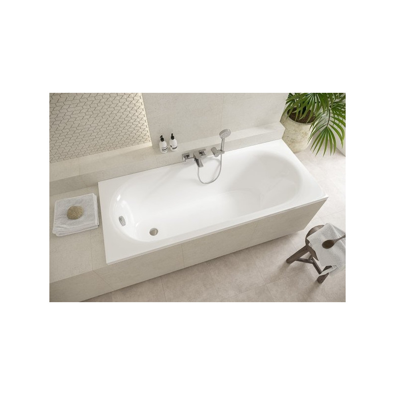 Cersanit Octavia 150x70 Akrylowa Wanna z Syfonem, Nóżkami i Ręcznikiem Gratis!