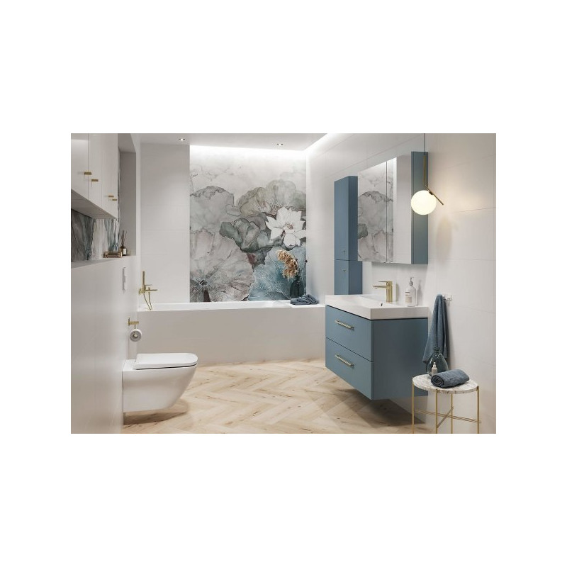 Cersanit Larga SLIM 150x75: Elegancka wanna z luksusowym zestawem akcesoriów