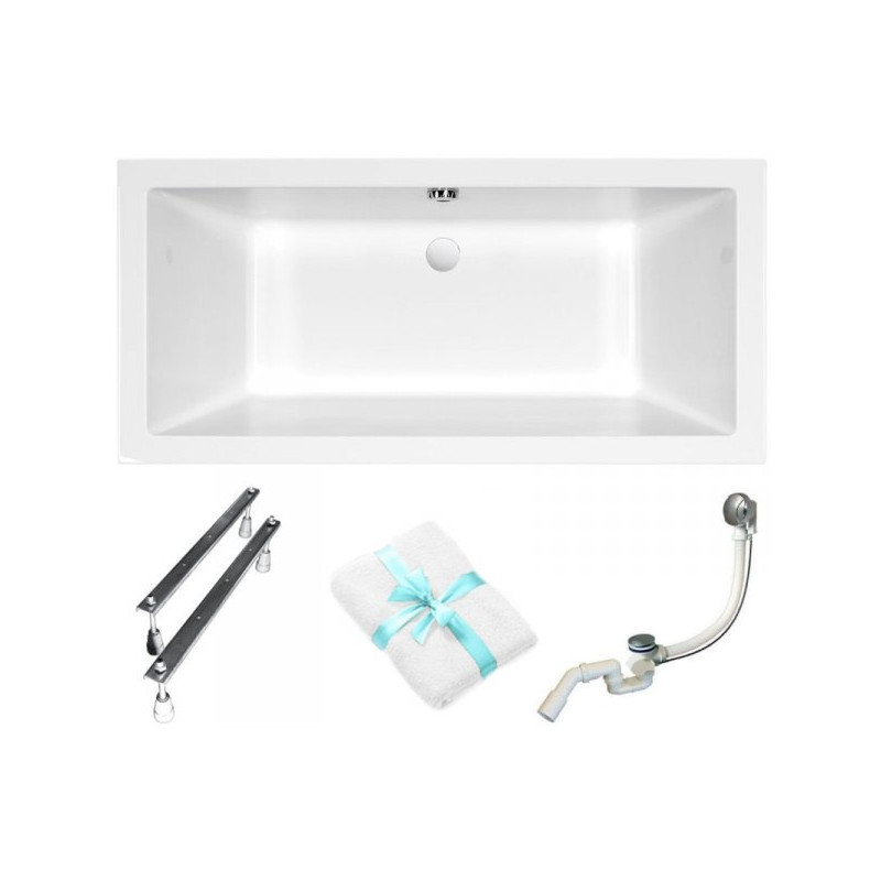 Cersanit Intro Premium 160x75 - Elegancja i Komfort z Akrylu + Gratis Ręcznik!