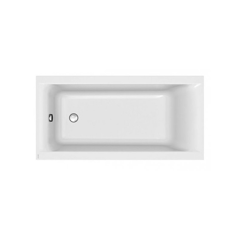 Luksusowa Wanna LARGA SLIM 160x75 cm z Syfonem Clik-Clack dla Nowoczesnej Łazienki