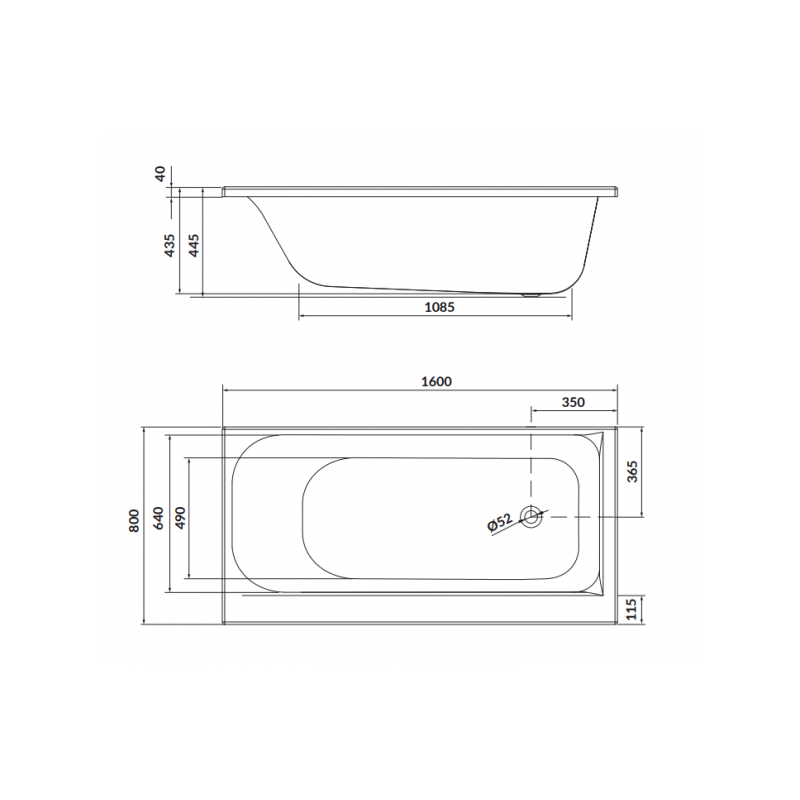 Elegancka Wanna Akrylowa Cersanit Smart 160x80 Lewa z Akcesoriami - Komfort i Styl w Łazience