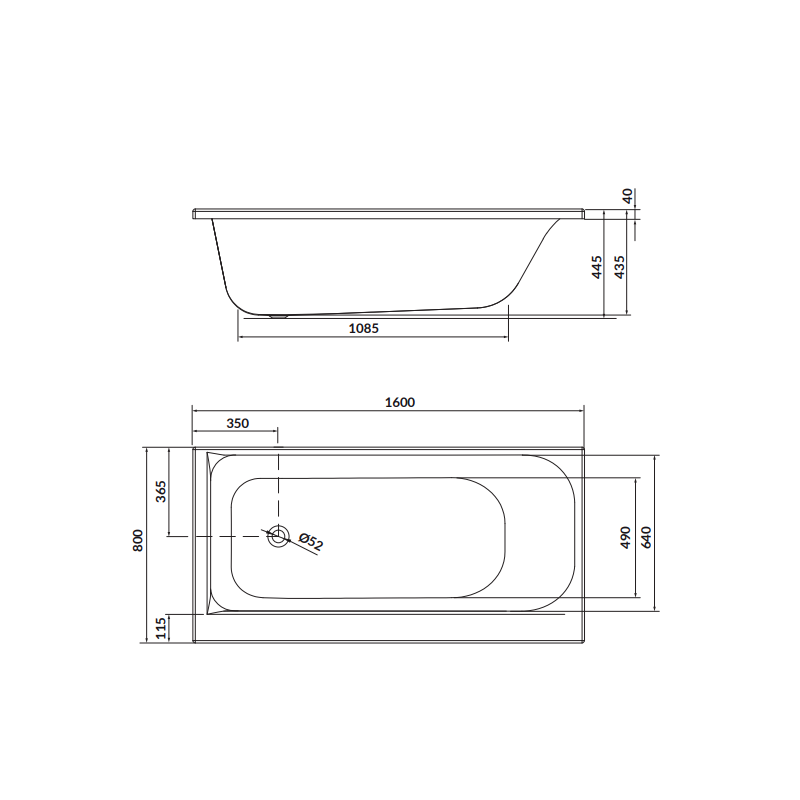 Ekskluzywna Wanna Akrylowa Cersanit Smart 160x80 PRAWA z Syfonem i Dodatkami Gratis!