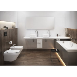 Cersanit Crea SLIM 170x75 Wanna Akrylowa + Syfon i Nogi + Ręcznik Gratis