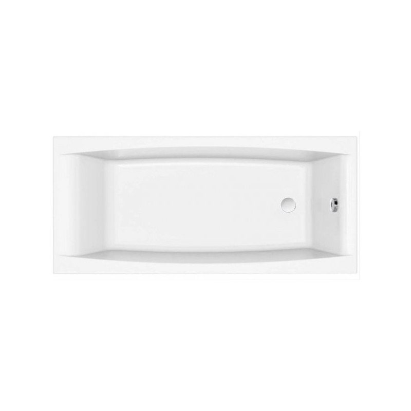 Luksusowa wanna Cersanit Virgo 170x75 - komplet z nogami, syfonem i ręcznikiem gratis