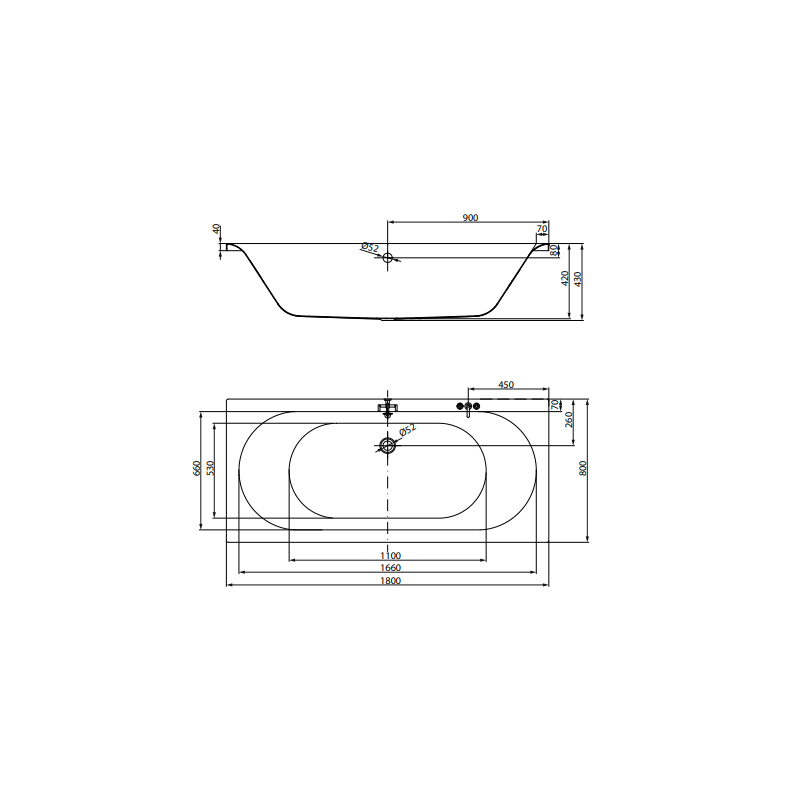 Cersanit City Wanna 180x80 z Syfonem i Dodatkami - Relaksujące Doznania w Twojej Łazience