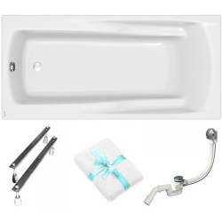 Wanna akrylowa Zen 190x90 Cersanit – Komfort i Styl do Twojej Łazienki z Wygodnymi Podłokietnikami