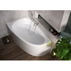 Cersanit Joanna NEW Wanna Asymetryczna 140x90 Lewa + Syfon + Akcesoria Gratis