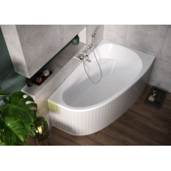 Cersanit Joanna NEW Wanna 140x90 PRAWA z Syfonem i Nóżkami - Komfort i Elegancja w Twojej Łazience