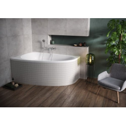 Wanna Asymetryczna Cersanit Joanna 150x95 Lewa - Komfort i Styl z Dodatkami