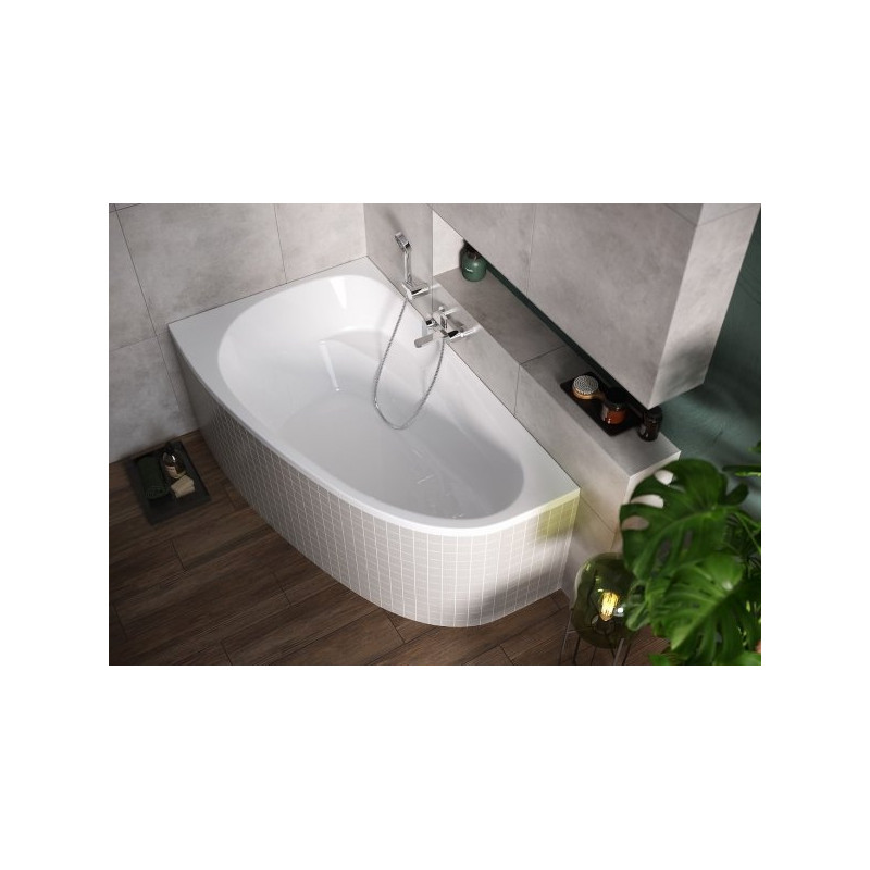 Wanna Asymetryczna Cersanit Joanna 150x95 Lewa - Komfort i Styl z Dodatkami