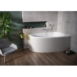 Cersanit Joanna 160x95 Wanna Asymetryczna Prawa z Akcesoriami - Komfort i Styl w Twojej Łazience