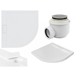 AXIM Brodzik Ultraslim 80x80 Z syfonem