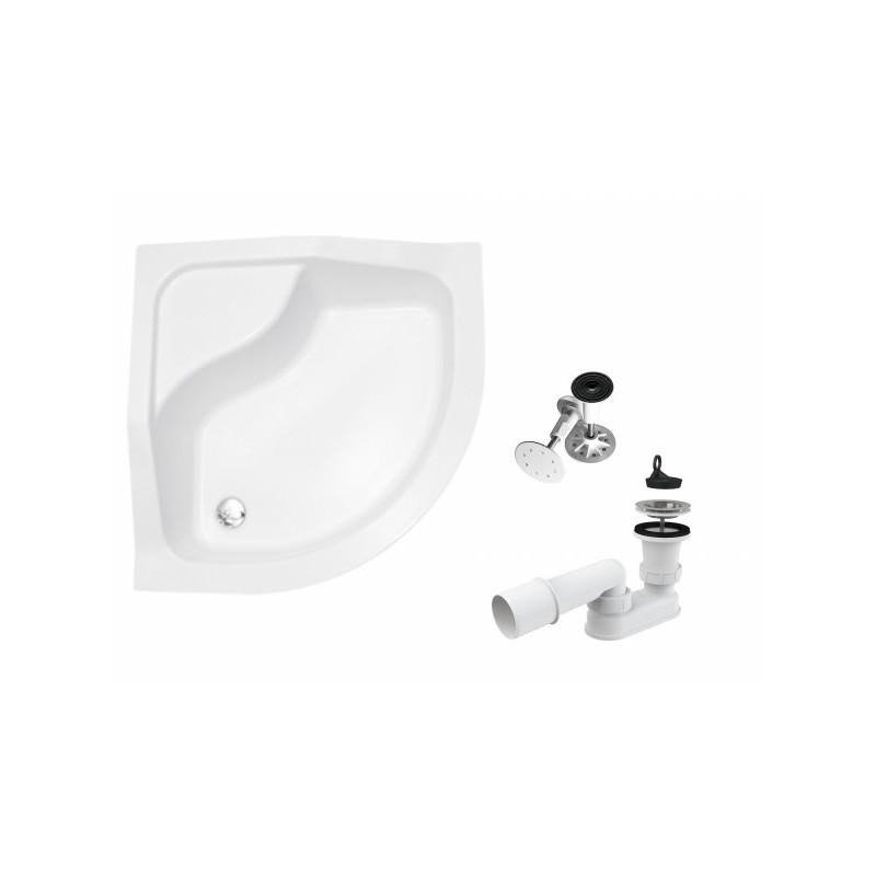 OLIVER I 80 Brodzik Półokrągły z Wygodnym Siedziskiem - Stylowy i Funkcjonalny!