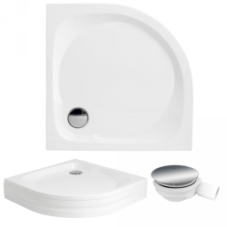 Ekskluzywny brodzik półokrągły 90x90 NOWY STYL + syfon gratis