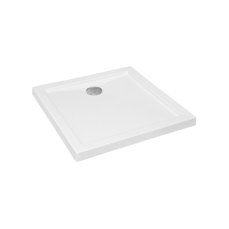 Aaron Brodzik Półokrągły Slim 90x90 Z Syfonem