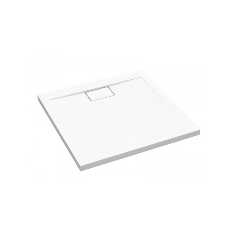 Delikatny Brodzik Vegar Biały 80x80 cm - Luksusowa Podstawa Twojego Prysznica