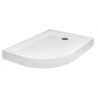 Besco Brodzik Comfort 100x100 asymetryczny lewy z syfonem