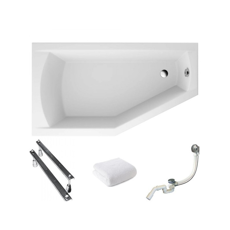 Wanna Selena 140x90 Lewa + Syfon - Luksus i Relaks dla Ciebie!