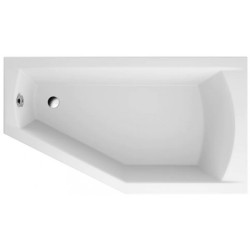 Relaksacyjna wanna narożna SELENA 140x90 prawa + syfon w zestawie