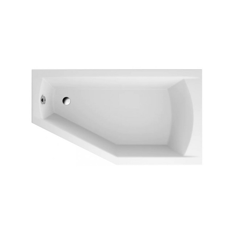 Relaksacyjna wanna narożna SELENA 140x90 prawa + syfon w zestawie