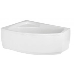 Efektowna Wanna Asymetryczna Frida 140x90 Lewa z Obudową i Syfonem - Idealna do Twojej Łazienki!