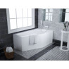 Ekskluzywna wanna narożna SELENA 140x90 z syfonem—Twoja oaza spokoju i elegancji!