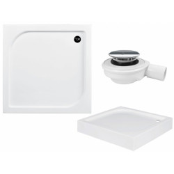 Atrakcyjny Brodzik Ares 80x80x16,5 cm + Syfon Gratis – Nie Rysuje Się!