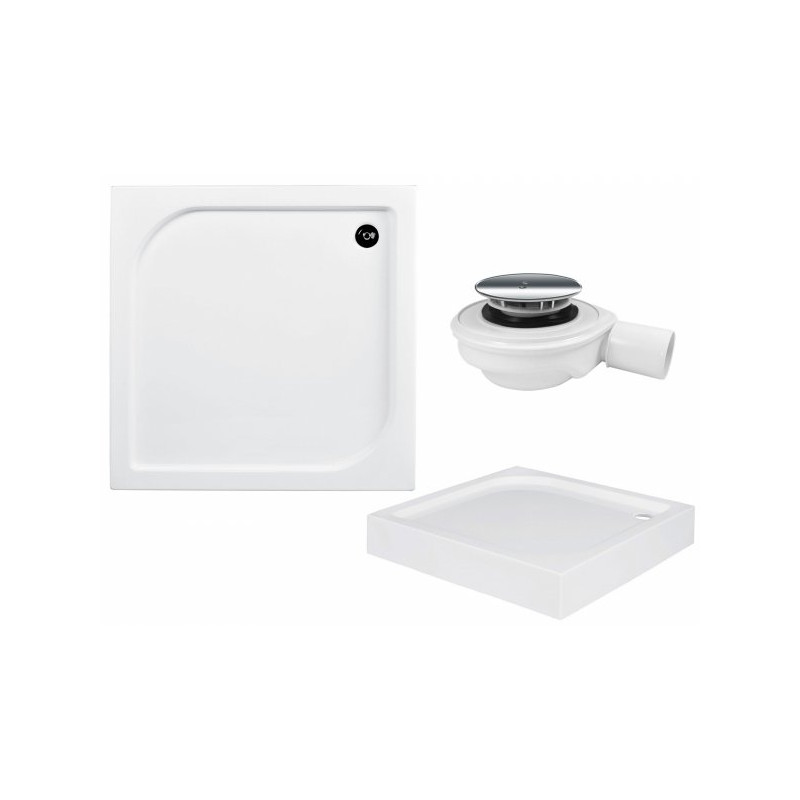 Atrakcyjny Brodzik Ares 80x80x16,5 cm + Syfon Gratis – Nie Rysuje Się!